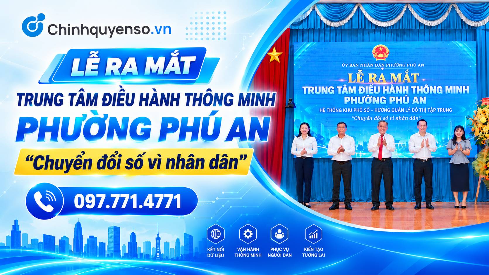 Ảnh minh hoạ bài viết: Phú An Ra Mắt Trung Tâm Điều Hành Thông Minh: Bản Đồ Số Mở Hướng Quản Lý Đô Thị Hiện Đại