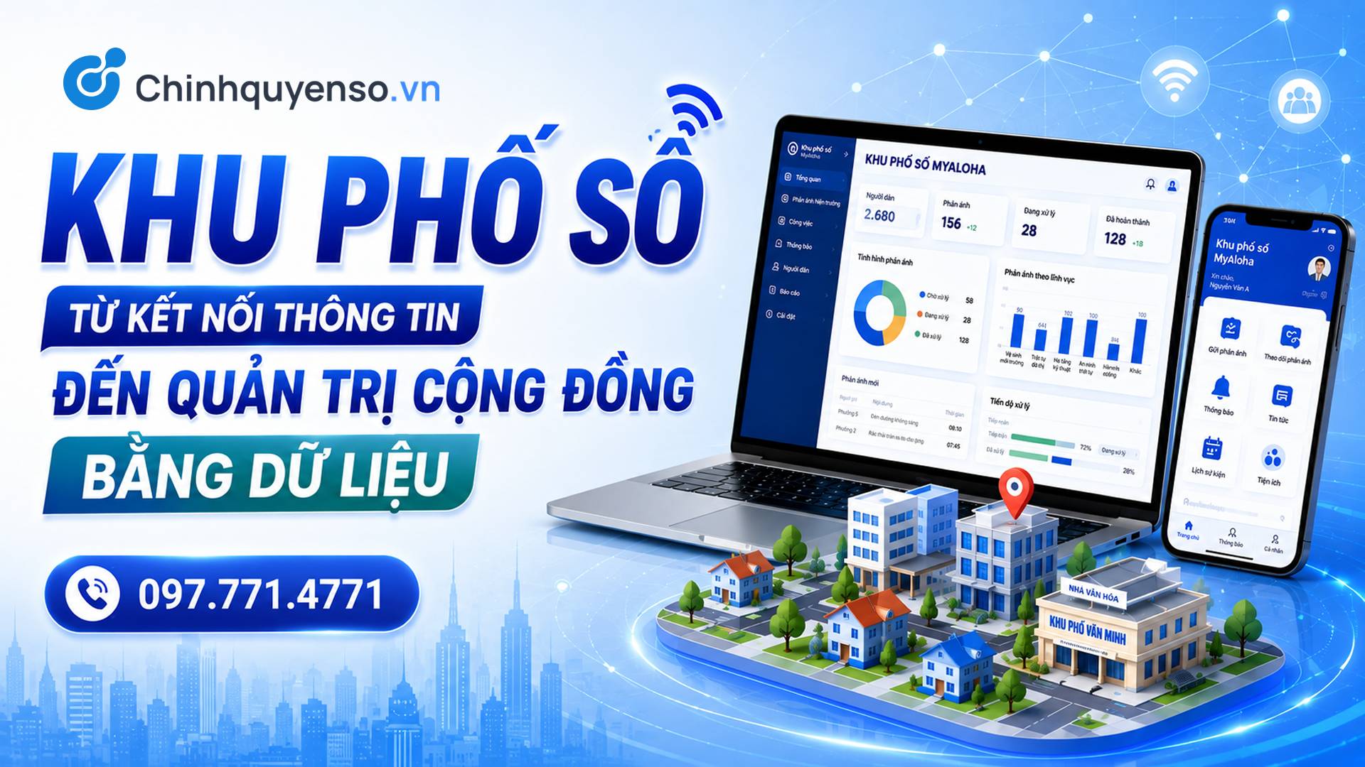 Khu phố số — Từ kết nối thông tin đến quản trị cộng đồng bằng dữ liệu
