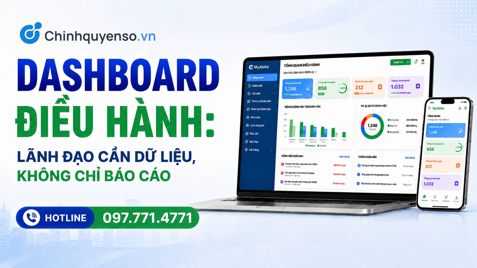 Dashboard điều hành: Lãnh đạo cần dữ liệu, không chỉ báo cáo