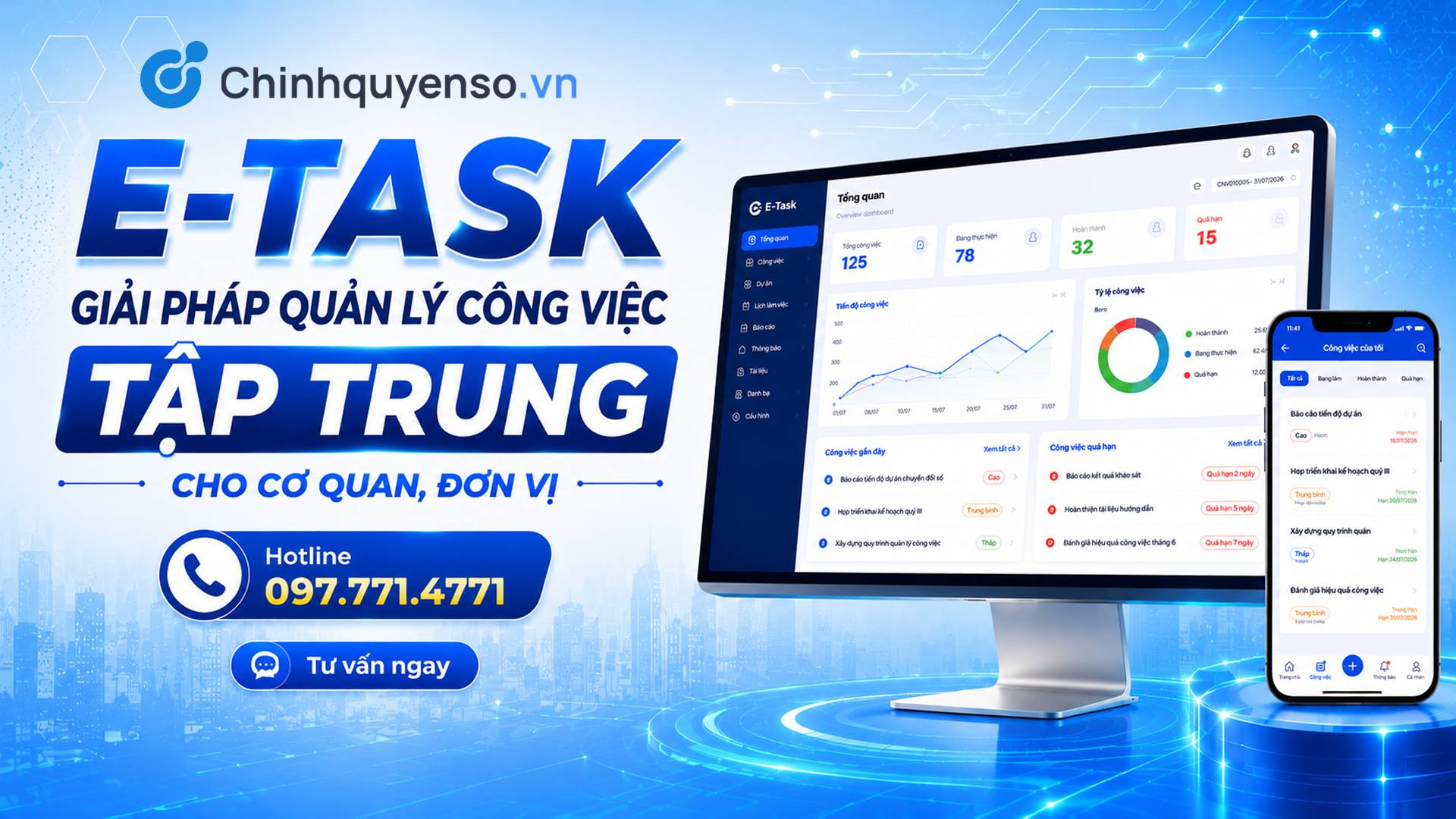 E-Task: Rõ người, rõ việc, rõ hạn, rõ kết quả