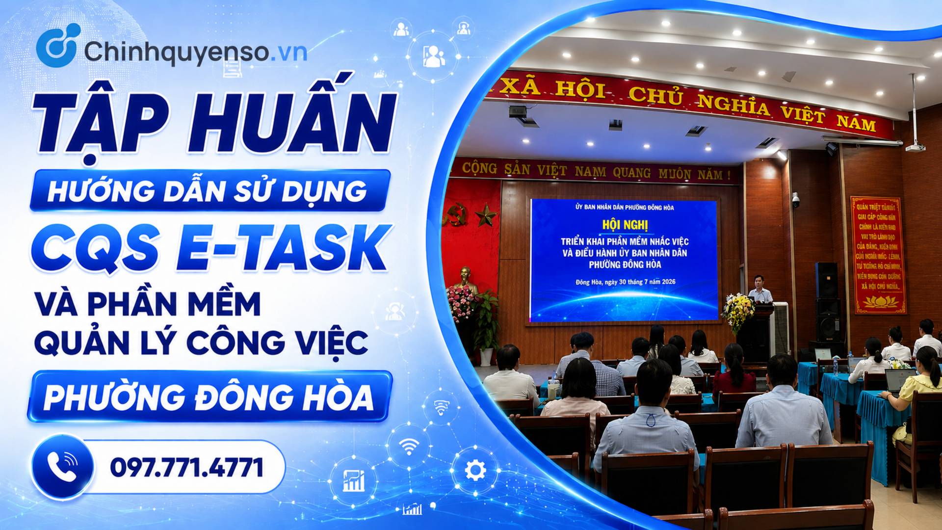 Tập huấn sử dụng CQS E-Task và phần mềm quản lý công việc