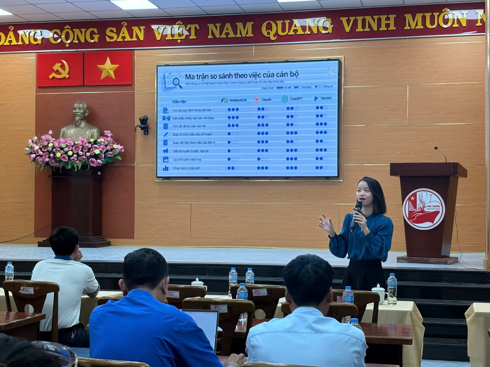 Tập huấn kỹ năng AI cho cán bộ Đoàn thanh niên phường Long Trường, TP. HCM