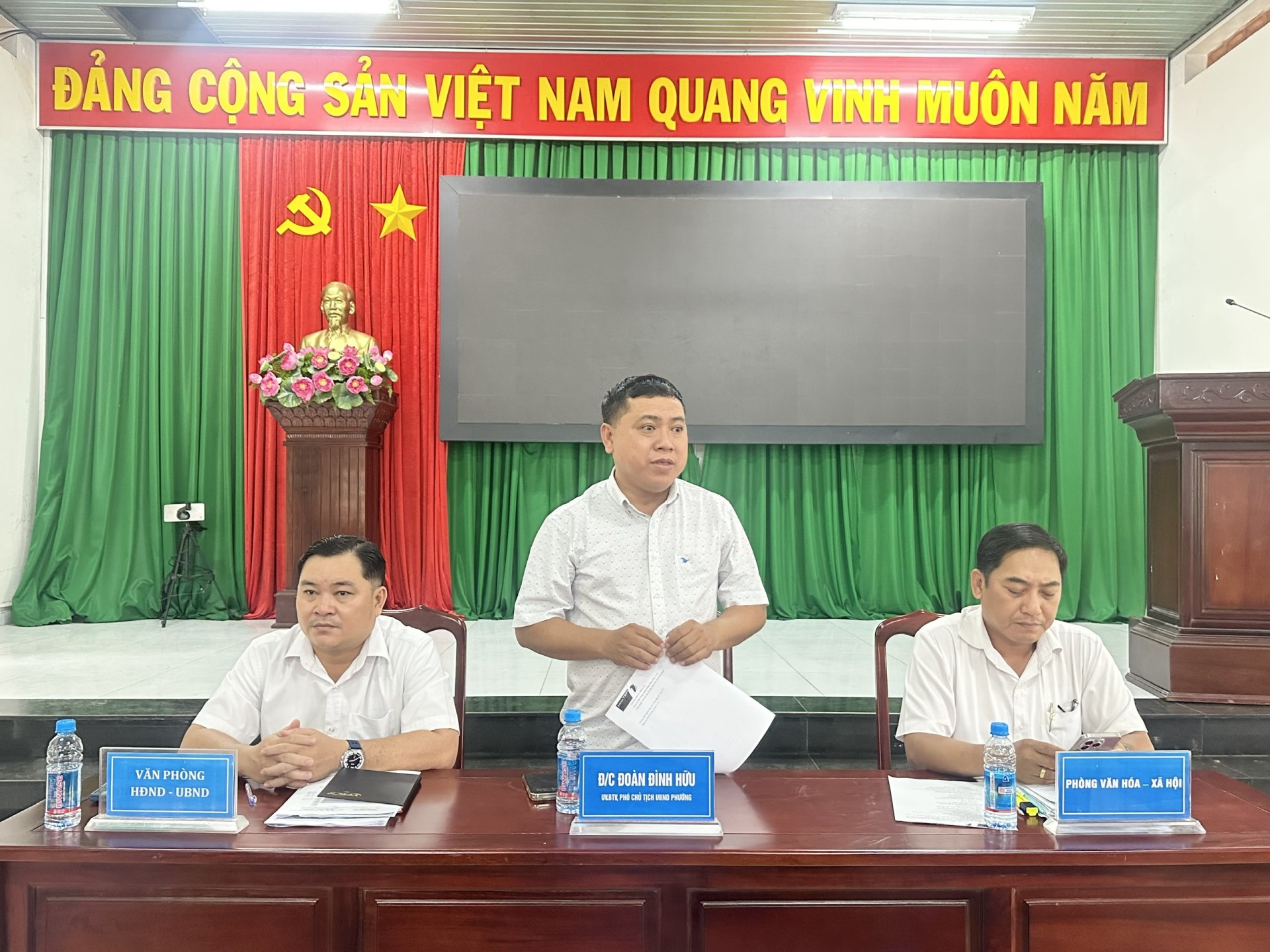 Phường Phú Lợi: Họp công tác tổ chức các lớp học Bình dân học vụ số cho người dân trên địa bàn phường