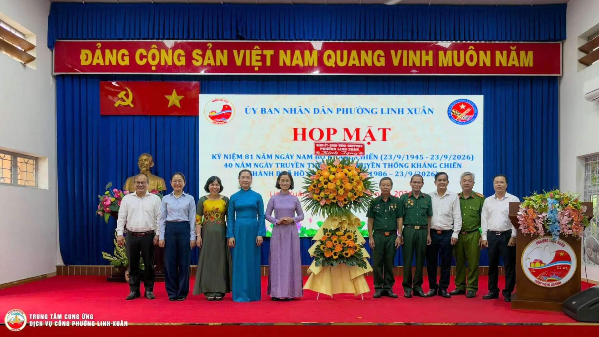 HỌP MẶT KỶ NIỆM 81 NĂM NGÀY NAM BỘ KHÁNG CHIẾN (23/9/1945 - 23/9/2026) TẠI PHƯỜNG LINH XUÂN