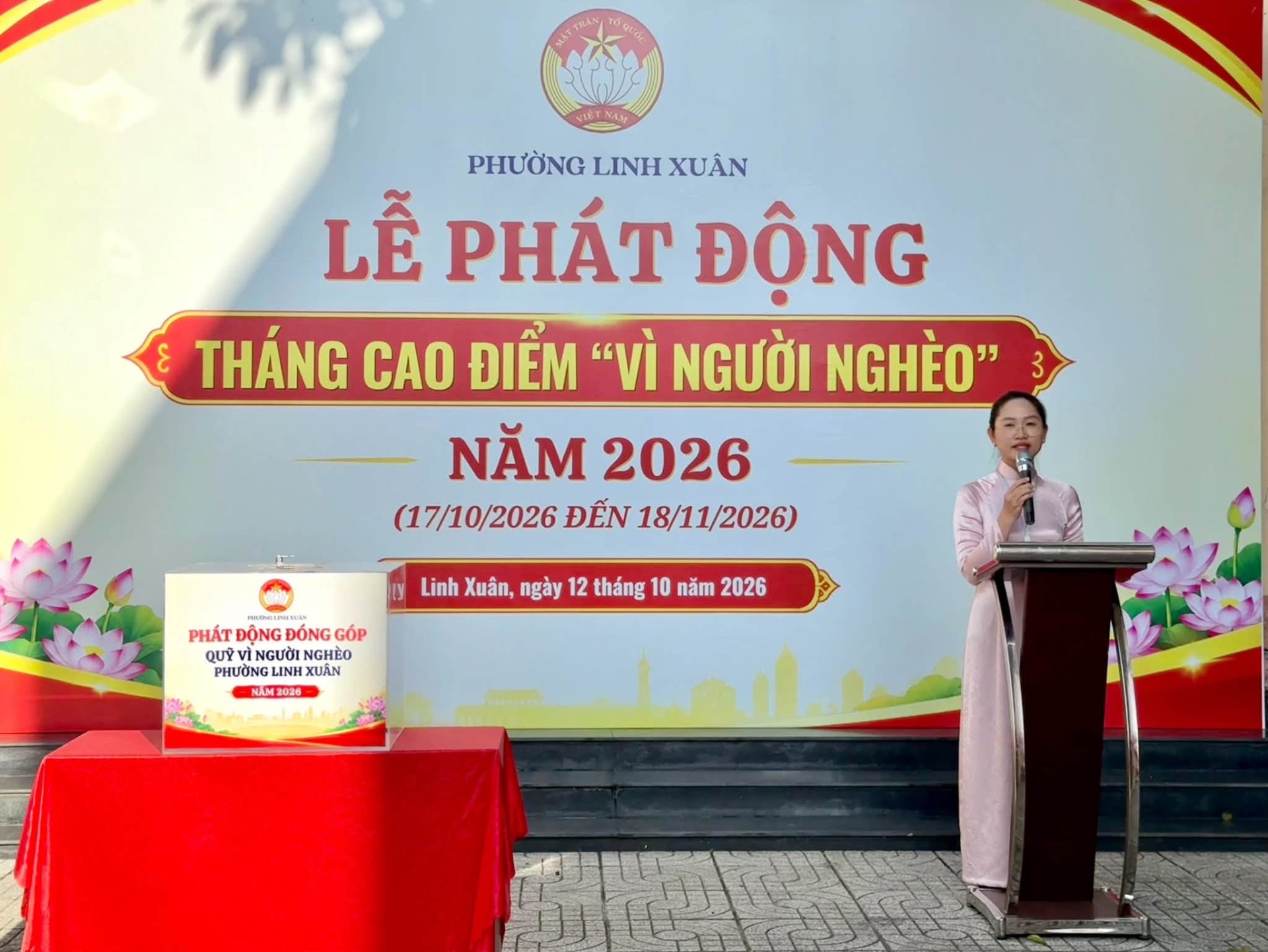 PHÁT ĐỘNG THÁNG CAO ĐIỂM "VÌ NGƯỜI NGHÈO" NĂM 2026