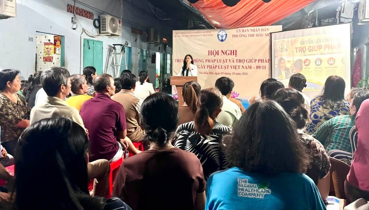 Phường Thủ Dầu Một tăng cường truyền thông pháp luật, trợ giúp pháp lý tại khu nhà trọ